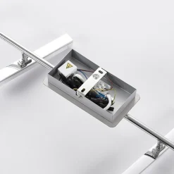 Lindby LED-taklampe Pilou, 6 lyskilder, dimbar, krom New