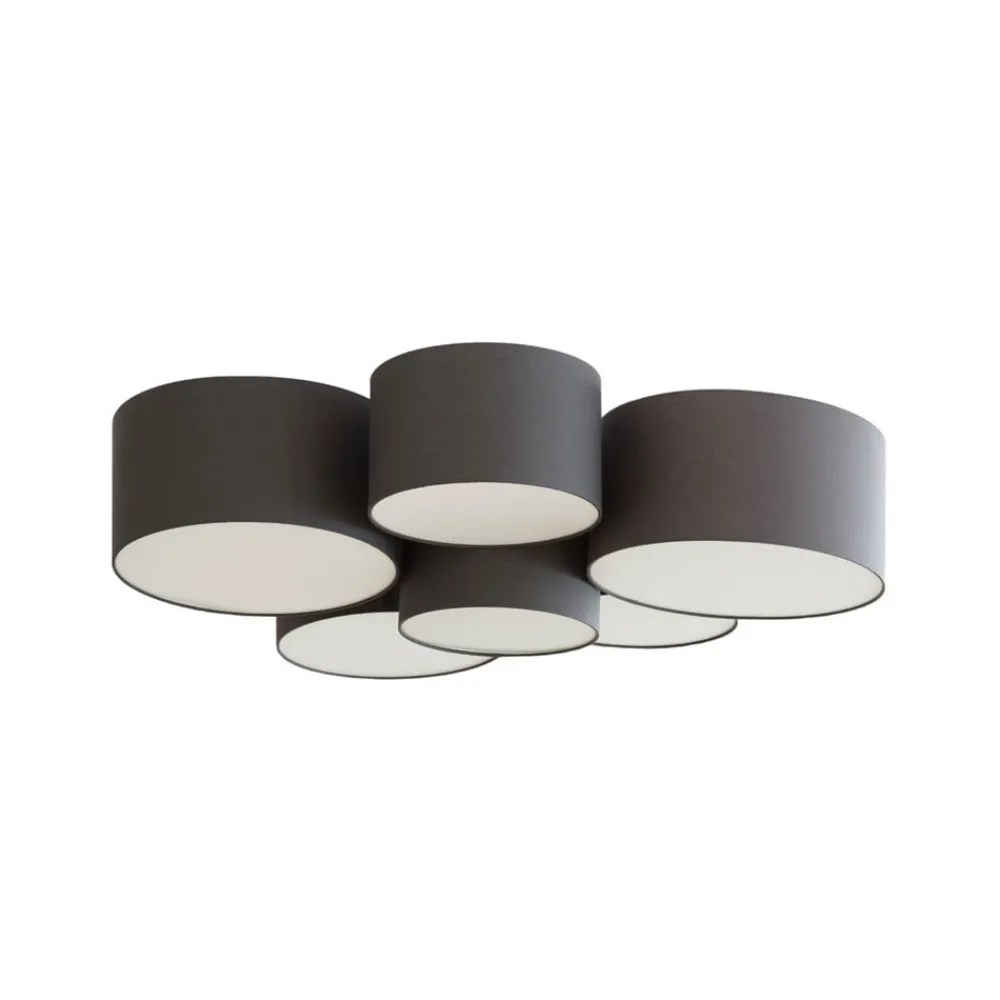 Lindby Maureka taklampe, 94 cm, 6 lyskilder, tekstil Clearance