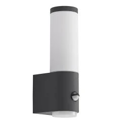 Lindby Okari utendørs vegglampe med sensor, rett| Vegglamper Med Sensor|Utebelysning Med Sensor