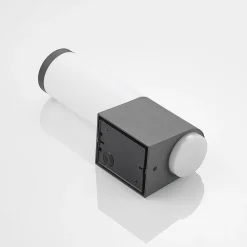 Lindby Okari utendørs vegglampe med sensor, rett| Vegglamper Med Sensor|Utebelysning Med Sensor