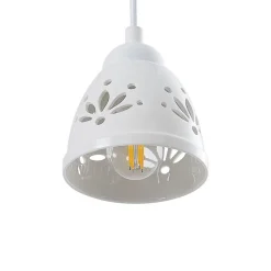 Lindby Pimana vegglampe med keramikkskjerm Hot