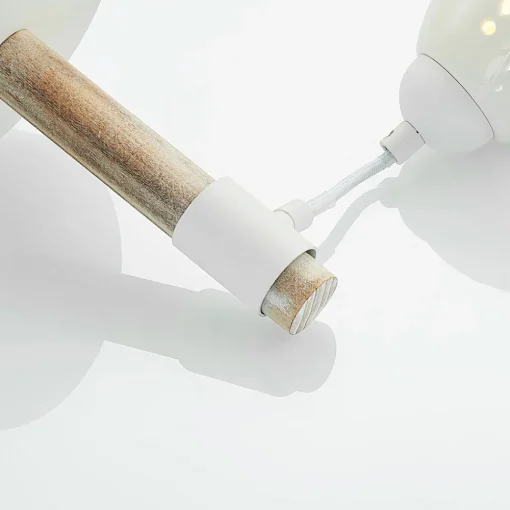 Lindby Pimana vegglampe med keramikkskjerm Hot