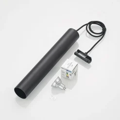 Lindby skinnesystem Linaro, GU10, pendel, 3 lyskilder, svart Outlet