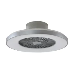 Lindby Smart LED-takvifte Paavo, sølv, stillegående, Tuya Outlet