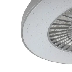 Lindby Smart LED-takvifte Paavo, sølv, stillegående, Tuya Outlet
