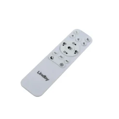 Lindby Smart LED-takvifte Paavo, sølv, stillegående, Tuya Outlet