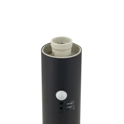 Lindby Statius sokkellampe, antrasitt, jern, sensor, 45 cm Hot