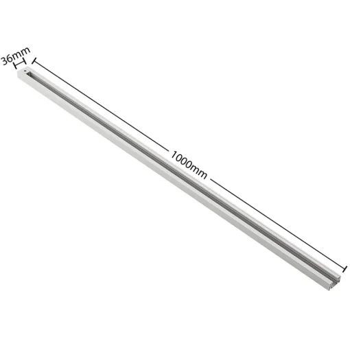 Lindby strømskinne, 1 m, hvit, 1-fase skinne Clearance