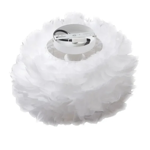 Lindby taklampe Heven, Ø 35 cm, hvit, plast, E27 Outlet