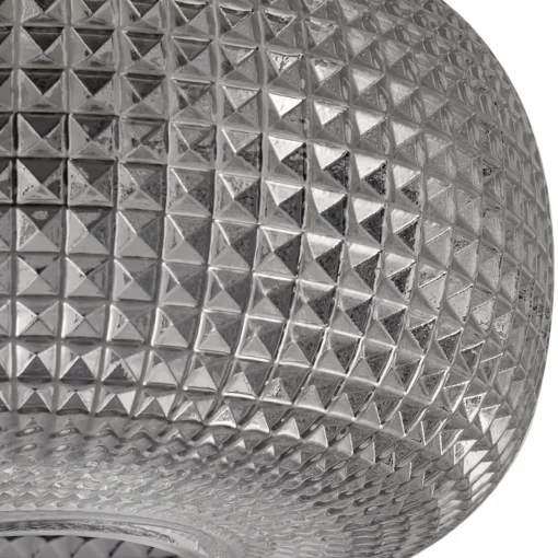Lindby taklampe Hildur, Ø 25 cm, røykgrå, glass Clearance