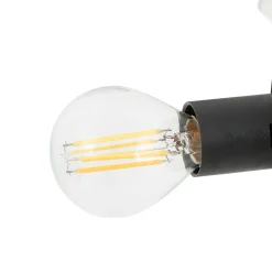 Lindby taklampe Isamer, røykgrå, Ø 80 cm, kuppel Hot