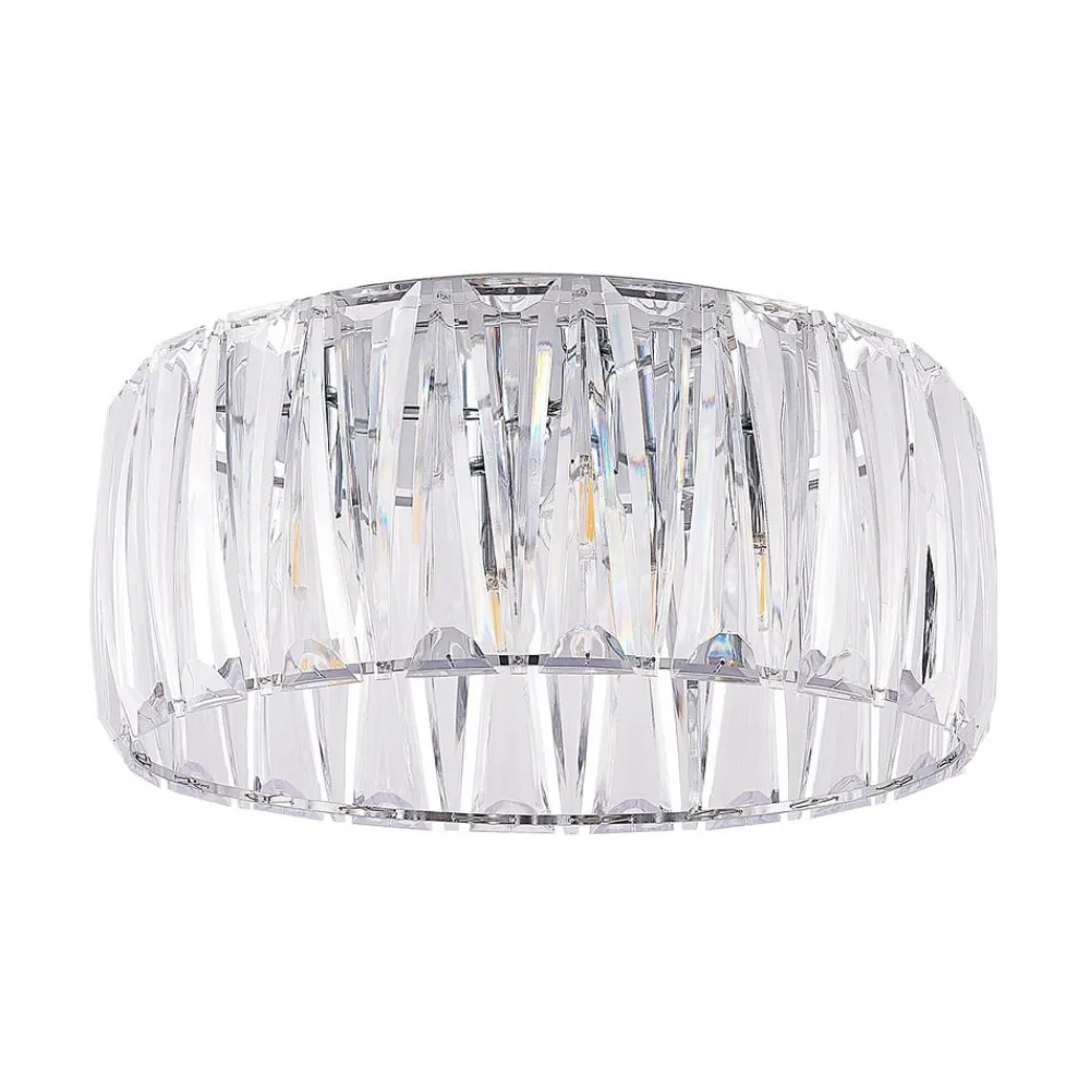 Lindby taklampe Sofia, transparent, akryl, Ø 46cm| Taklamper