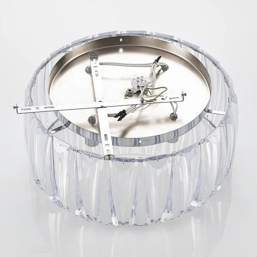 Lindby taklampe Sofia, transparent, akryl, Ø 46cm| Taklamper