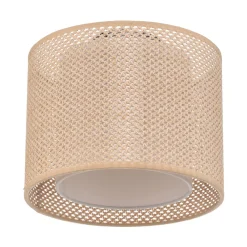Lindby taklampe Soula, Ø 26 cm, beige, plast, E27 Outlet
