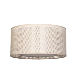 Lindby taklampe Soula, Ø 40 cm, beige, plast, E27 Best