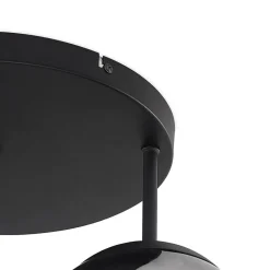 Lindby taklampe Teeja, smoke, 3 lyskilder, Ø47cm, glass, E27| Design- Og Hotellbelysning|Taklamper