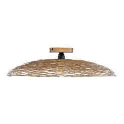 Lindby taklampe Thorian, Ø 60 cm, gullfarget, jern Hot