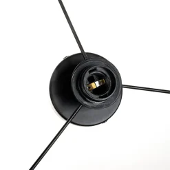 Lindby taklampe Yaelle, 22 cm høy, rotting, svart, E27| Design- Og Hotellbelysning|Taklamper