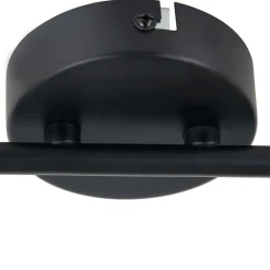 Lindby takspotlight Youstin, 30 cm lang, bambus, 2-lys, E14 Hot