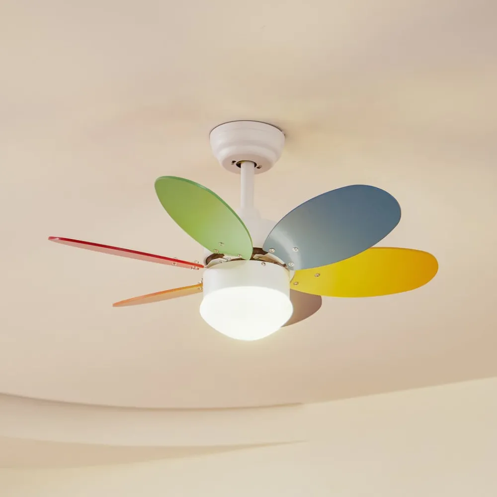 Lindby takvifte med lys Litur, stillegående, Ø 77 cm, E27| Takvifter|Takvifter Med Lys Og Fjernkontroll