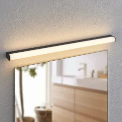 Lindby Ulisan LED-vegglampe for bad, rund, 88,8 cm| Vegglamper