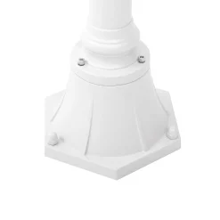 Lindby utelampe Daphne, 220 cm, hvit, metall, E27 Sale