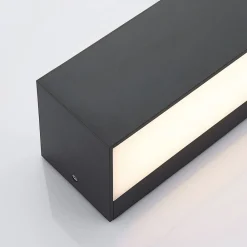 Lindby utendørs LED-vegglampe Nienke, 23 cm, saltvannsresistent, IP65| Kommersiell Utebelysning|Terrassebelysning