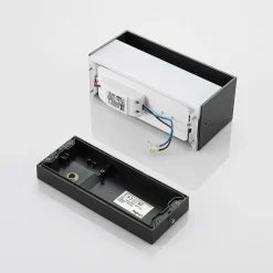 Lindby utendørs LED-vegglampe Nienke, 23 cm, saltvannsresistent, IP65| Kommersiell Utebelysning|Terrassebelysning