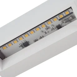 Lindby utendørs LED-vegglampe Appeso, bredde 10 cm, sett med 2 stk Best