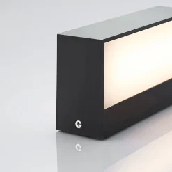 Lindby utendørs LED-vegglampe Nienke, 17 cm, saltvannsresistent, IP65 Online