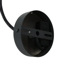 Lindby utendørs pendellampe Alea, hvit, plast, Ø 38 cm Online