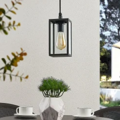 Lindby utendørs pendellampe Filimon, antrasitt, 22 cm, IP44, E27| Pendellamper Utendørs|Terrassebelysning