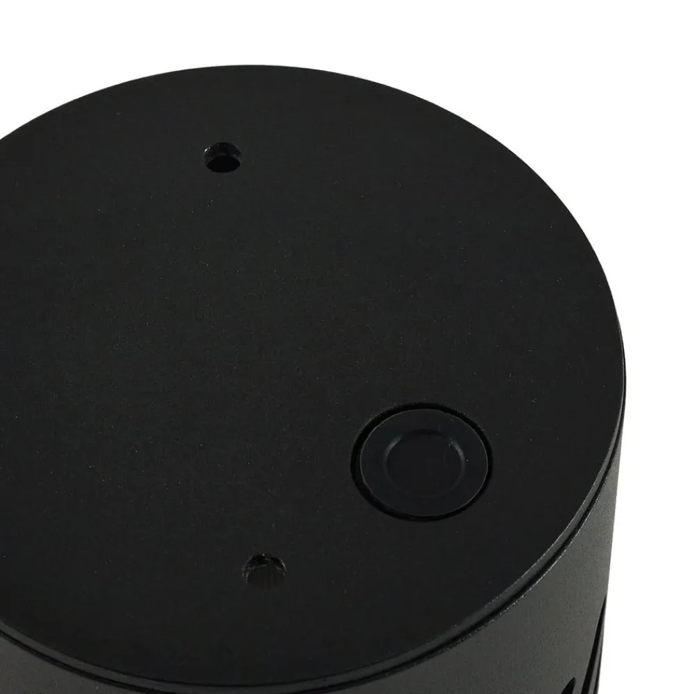 Lindby utendørs taklampe Lurinda, 10,5 cm, svart, aluminium,| Terrassebelysning|Taklamper Utendørs