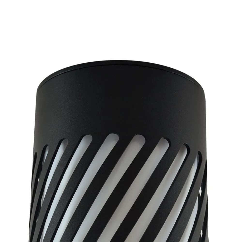 Lindby utendørs taklampe Lurinda, 10,5 cm, svart, aluminium,| Terrassebelysning|Taklamper Utendørs