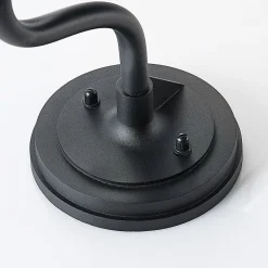 Lindby utendørs vegglampe Kyan, høyde 40 cm, svart, IP44, E27| Terrassebelysning|Vegglamper Utendørs