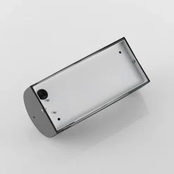 Lindby utendørs vegglampe Junias, 24 cm, antrasitt, sensor Sale