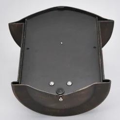 Lindby utendørs vegglampe Maelis, rustbrun, metall, 27 cm, E27 New