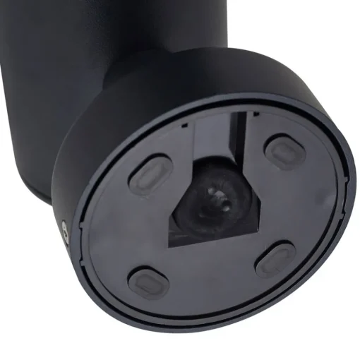 Lindby utendørs vegglampe Heulo, Ø 10,5 cm, røykgrå, sensor| Vegglamper Med Sensor|Utebelysning Med Sensor
