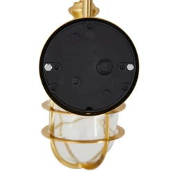 Lindby utendørs vegglampe Adalie, messingfarget, stål| Terrassebelysning