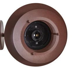 Lindby utendørs vegglampe Meliora, rustbrun, jern, IP44, E27| Vegglamper Utendørs