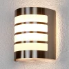 Lindby utendørs vegglampe Noyan, 20 cm, stål, IP44, E27 Best