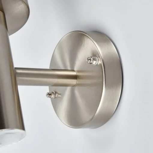 Lindby utendørs vegglampe Djori, sensor, aluminiumsfarget, E27 Clearance