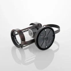 Lindby utendørs vegglampe Farly, rustbrun, aluminium, 17 cm| Terrassebelysning|Vegglamper Utendørs