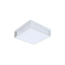 Lindby utendørs vegglampe Sivana, hvit, aluminium, 26 cm x 26 cm