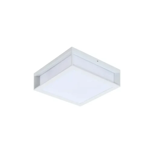 Lindby utendørs vegglampe Sivana, hvit, aluminium, 26 cm x 26 cm