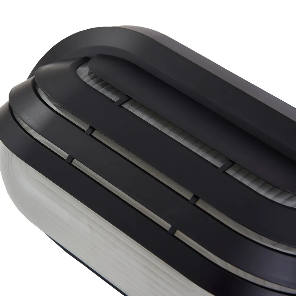 Lindby utendørs vegglampe Adita, svart, ABS, høyde 16,3 cm Clearance