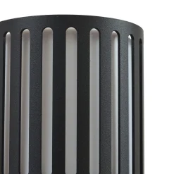 Lindby utendørs vegglampe Lurinda, 2 lyskilder, svart, Ø10cm| Terrassebelysning|Vegglamper Utendørs