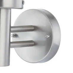 Lindby utendørs vegglampe Nada, stål, glass, 32 cm høy, E27 Online