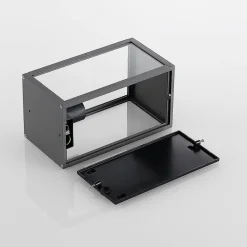 Lindby utendørs vegglampe Filimon, antrasitt, 22 cm, IP44, E27| Terrassebelysning