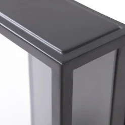 Lindby utendørs vegglampe Ilana, svart, sensor, IP44, E27 Outlet